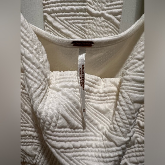 NWOT Free People Violet Mini Dress in White - Picture 3 of 4